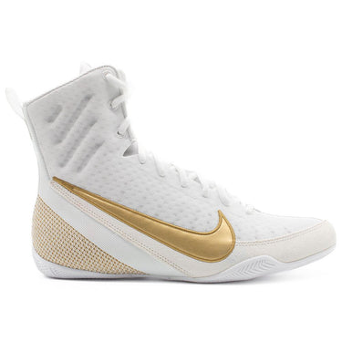 NIKE MACHOMAI 3 BOXING BOOTS - WHITE/GOLD